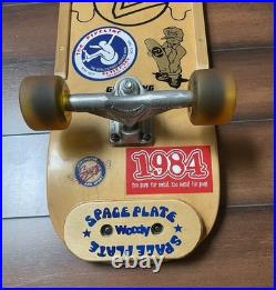 80's Vintage Z-Flex Pig P. O. P. (Pacific Ocean Pier) Skateboard. Sims Dogtown