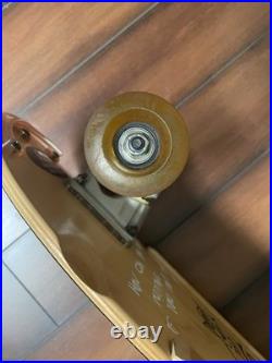 80's Vintage Z-Flex Pig P. O. P. (Pacific Ocean Pier) Skateboard. Sims Dogtown