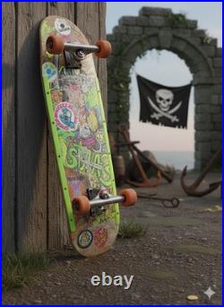 87 SIMS Kevin Staab Pirate Skateboard WithTracker Trucks & OJ Freez Street Wheels