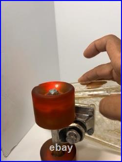 ACRYLIC CLEAR Mini 22 SKATEBOARD with LED LIGHTS ON WHEELS. Bonus Mini Board