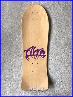 ALVA Skateboard NOS John Tex Gibson Street deck 80's mint vintage RARE blue fade