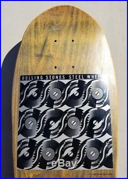 Airbourne Rolling Stones band deck skateboard NOS rare vintage Zorlac 1980's OG