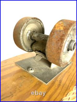 All Original! Nash Sidewalk Surfboard, 26-27long, Steel Wheels&trucks, Unmolested