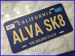 Alva License Plate, Dogtown, Vintage Skateboard, Alva Skates