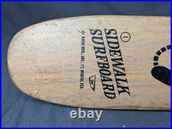 Antique Nash Sidewalk Surfboard Skateboard Complete 1960s Ft Worth Texas