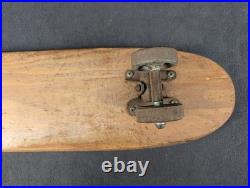 Antique Nash Sidewalk Surfboard Skateboard Complete 1960s Ft Worth Texas