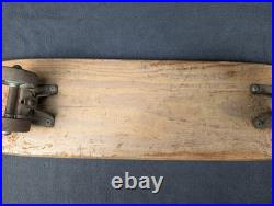 Antique Nash Sidewalk Surfboard Skateboard Complete 1960s Ft Worth Texas