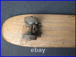 Antique Nash Sidewalk Surfboard Skateboard Complete 1960s Ft Worth Texas