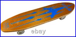 Antique Vintage 1950s 50s Surf-n-Ski Skateboard Fox Mfg Wood Wooden Metal Wheels