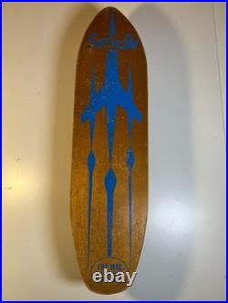 Antique Vintage 1950s 50s Surf-n-Ski Skateboard Fox Mfg Wood Wooden Metal Wheels