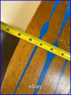 Antique Vintage 1950s 50s Surf-n-Ski Skateboard Fox Mfg Wood Wooden Metal Wheels