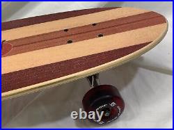 Authentic Robert August Longboard Skateboard Complete 43 Excellent