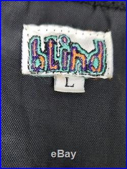 BLIND SKATEBOARDS Vintage Hoodie 90s Skate Jacket Jason Lee sz L Windbreaker VTG