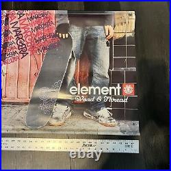Bam Margera Tosh Townend Element Skateboard Promotional 4'x2' Vinyl Banner CKY