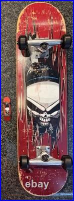 Blind Skateboard Complete Wheels Tensor Here's Johnny Reaper Door with Tech Deck