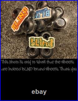 Blind Skateboard Complete Wheels Tensor Here's Johnny Reaper Door with Tech Deck