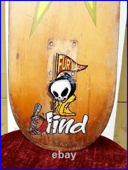Blind Skateboard Deck Vintage Fur Munchers 1996 OG Original Rare Gonzales Mullen