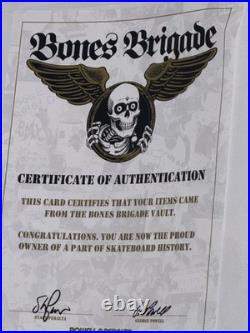 Bones Brigade Powell Peralta Mike Mcgill Signed Auto'd BLEM Skateboard Deck RARE