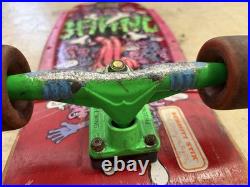Brand x riot stick skateboard complete vtg 80s 1986 gullwing santa cruz schmitt