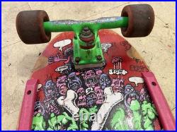 Brand x riot stick skateboard complete vtg 80s 1986 gullwing santa cruz schmitt