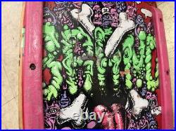 Brand x riot stick skateboard complete vtg 80s 1986 gullwing santa cruz schmitt