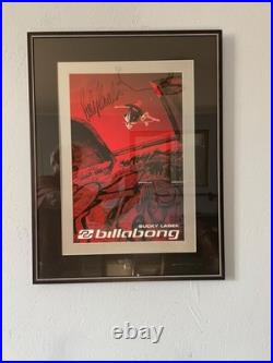 Buck Lasek Billabong Authenticated Autographed Professionally Framed