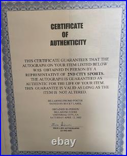 Buck Lasek Billabong Authenticated Autographed Professionally Framed