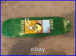 Chico Brenes 32.5-9 inches Skateboard Deck Rare Limited Teal Original BIG BOY