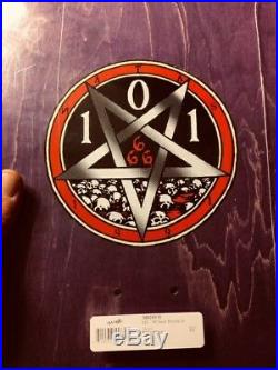 Cliche 101 Natas Kaupas Devil Worship Reissue Skateboard Deck