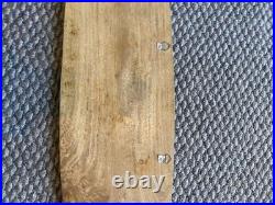 Corvette Vintage Wood Surfboard Shape Wall hanger 39X9.5 beautiful finish