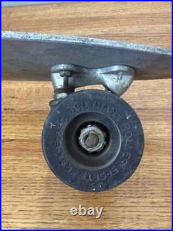 Custom Aluminum 70's Skateboard Deck Trucks Stoker Wheels Vintage Handmade 21.5