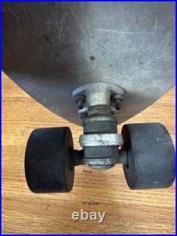 Custom Aluminum 70's Skateboard Deck Trucks Stoker Wheels Vintage Handmade 21.5