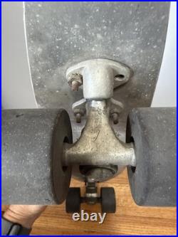 Custom Aluminum 70's Skateboard Deck Trucks Stoker Wheels Vintage Handmade 21.5