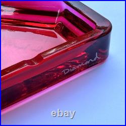 Diamond Supply Co Branded Merch Ashtray Dish Rare HTF Red Color Diamond Supply Co Branded Merch Ashtray Dish Rare HTF Red Color