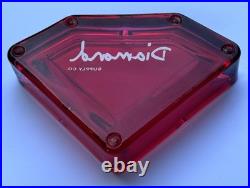 Diamond Supply Co Branded Merch Ashtray Dish Rare HTF Red Color Diamond Supply Co Branded Merch Ashtray Dish Rare HTF Red Color