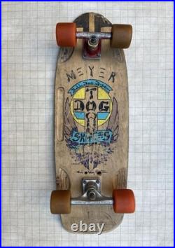 Dogtown Skateboard Bulldog Model Vintage Complete Skateboard Alva Flat backs BDS