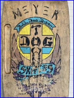 Dogtown Skateboard Bulldog Model Vintage Complete Skateboard Alva Flat backs BDS