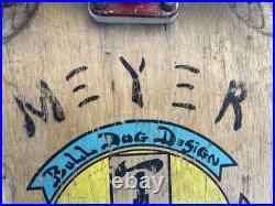 Dogtown Skateboard Bulldog Model Vintage Complete Skateboard Alva Flat backs BDS