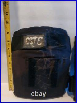 ESTE Vintage 1990's Skateboard Knee Pads Brauch & Agah Collectable Usable Great