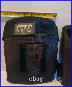 ESTE Vintage 1990's Skateboard Knee Pads Brauch & Agah Collectable Usable Great ESTE Vintage 1990's Skateboard Knee Pads Brauch & Agah Collectable Usable Great