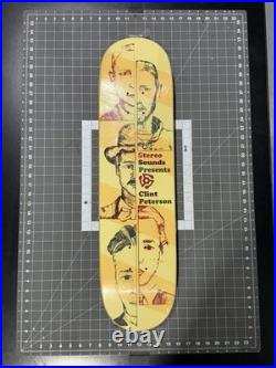 Early Clint Peterson pro model for Stereo Skateboards. Very early, very rare