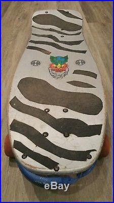 Extremely Rare Santa Cruz Jeff Kendall Graffiti Silver Skateboard Vintage 1986 Extremely Rare Santa Cruz Jeff Kendall Graffiti Silver Skateboard Vintage 1986