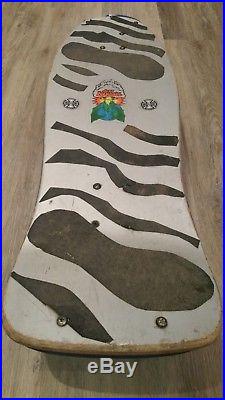 Extremely Rare Santa Cruz Jeff Kendall Graffiti Silver Skateboard Vintage 1986 Extremely Rare Santa Cruz Jeff Kendall Graffiti Silver Skateboard Vintage 1986
