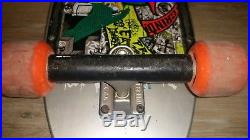 Extremely Rare Santa Cruz Jeff Kendall Graffiti Silver Skateboard Vintage 1986 Extremely Rare Santa Cruz Jeff Kendall Graffiti Silver Skateboard Vintage 1986