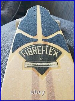 Fiberflex Pintail Skateboard Longboard 44 x 8.5 New condition. Paris Trucks