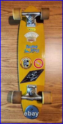 G&S 70's Vintage Fibreflex Kick Tail 27 G&S Wheels (×2), Trackers-Skateboard G&S 70's Vintage Fibreflex Kick Tail 27 G&S Wheels (×2), Trackers-Skateboard