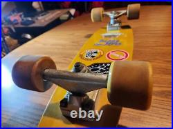 G&S 70's Vintage Fibreflex Kick Tail 27 G&S Wheels (×2), Trackers-Skateboard G&S 70's Vintage Fibreflex Kick Tail 27 G&S Wheels (×2), Trackers-Skateboard