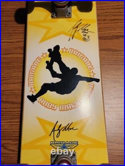 G&S Brigade Autographed Andy Mac MacDonald-8 Time World Cup Champion Skateboard