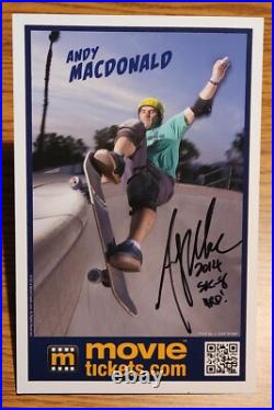 G&S Brigade Autographed Andy Mac MacDonald-8 Time World Cup Champion Skateboard