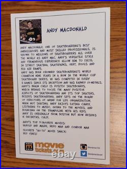 G&S Brigade Autographed Andy Mac MacDonald-8 Time World Cup Champion Skateboard